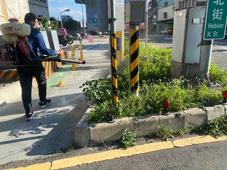 新北市新莊區河邊北街停車場病媒防治